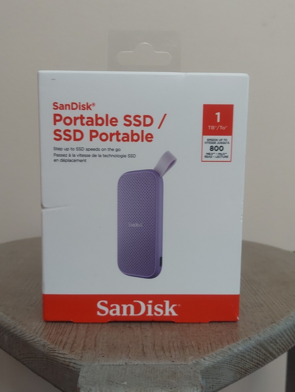 SanDisk Portable SSD 1TB - Purple